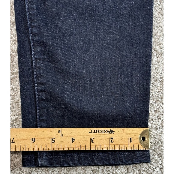 Talbots Signature Heritage Womens Curvy Slim Ankle Jeans Size 10/30 Dark Wash - Picture 2 of 8
